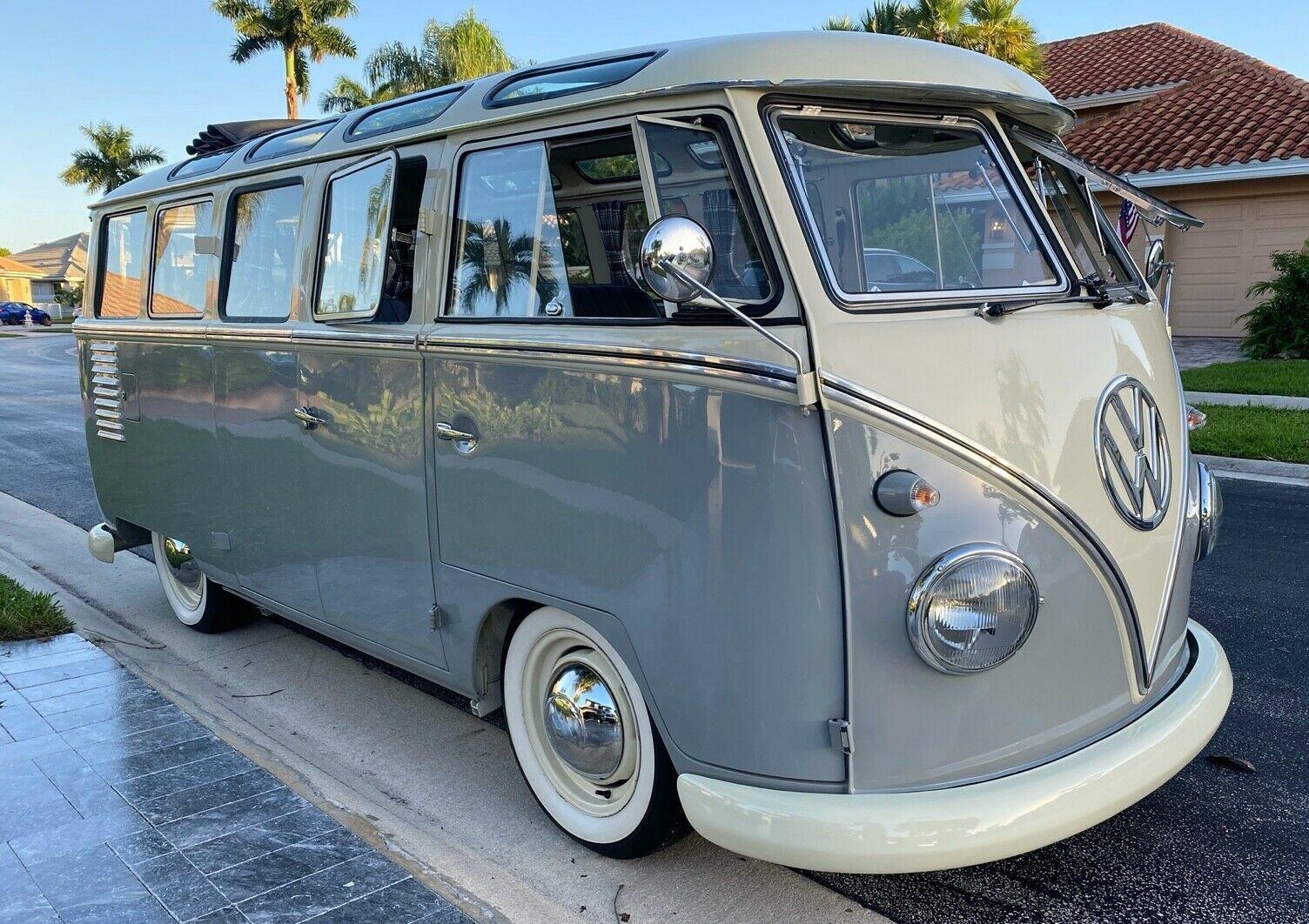 1963 volkswagen vw samba kombi bus with 23 window