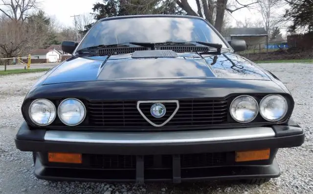 1984 black alfa romeo gtv6 professionally restored super clean california car