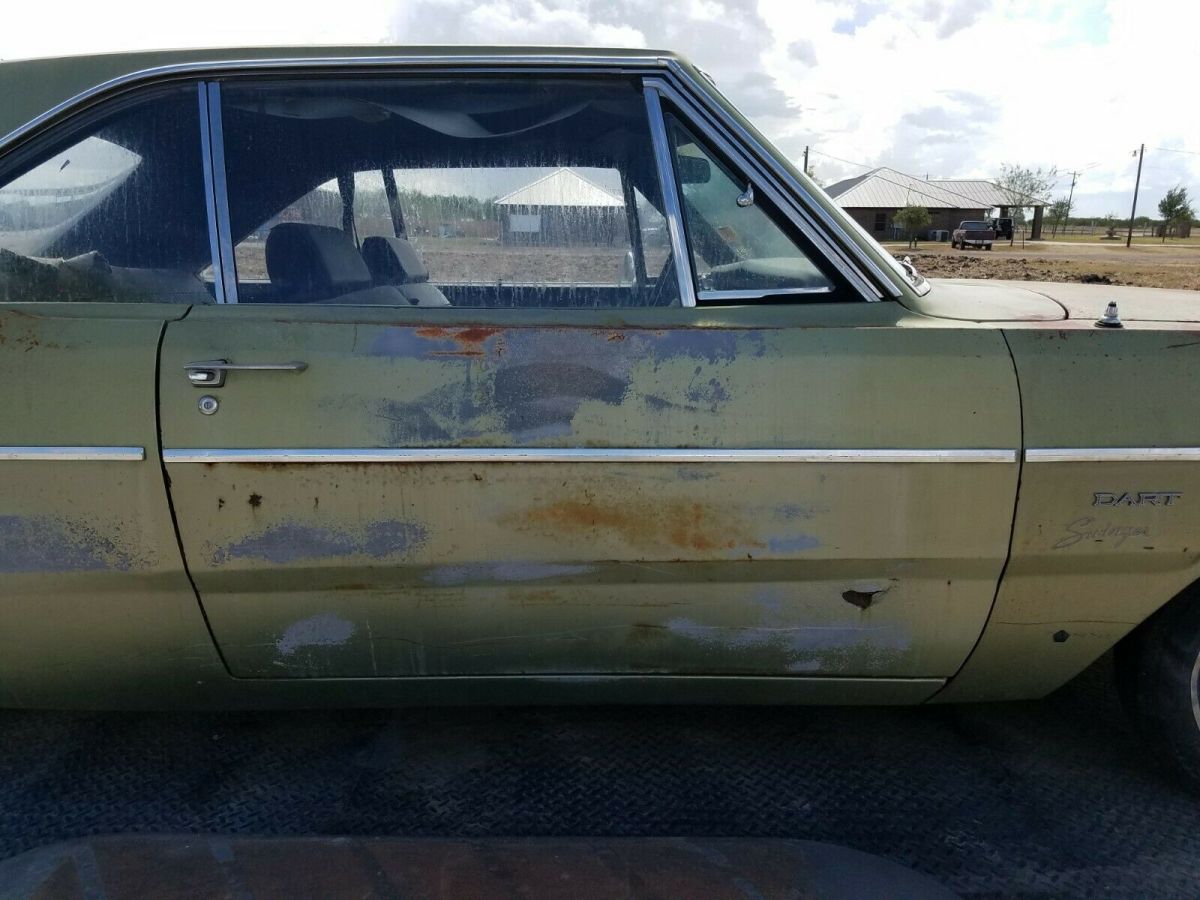 1969 dodge dart swinger project car original paint great patina no reserve