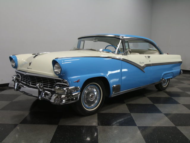 quality resto, 312 v8, 3 spd w/ od, correct colors, exc paint/chrome/int, a+!