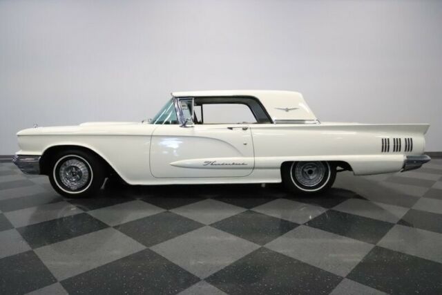 t-bird bird v8 big block auto classic vintage collector white black cruiser orig