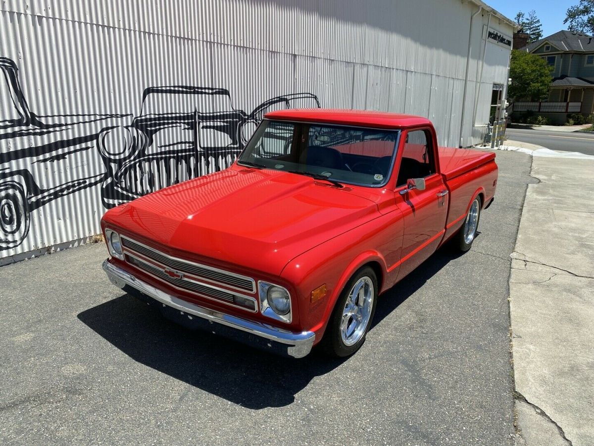 1968 chevrolet c10 4946 miles red pickup