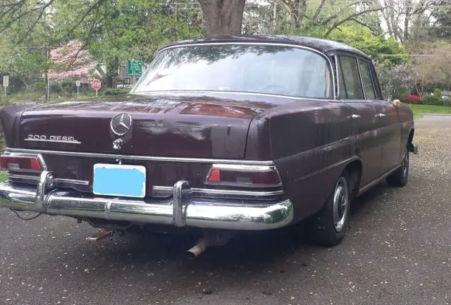 1968 mercedes benz 200d, w110, long time mechanic owned heckflosse, fintail