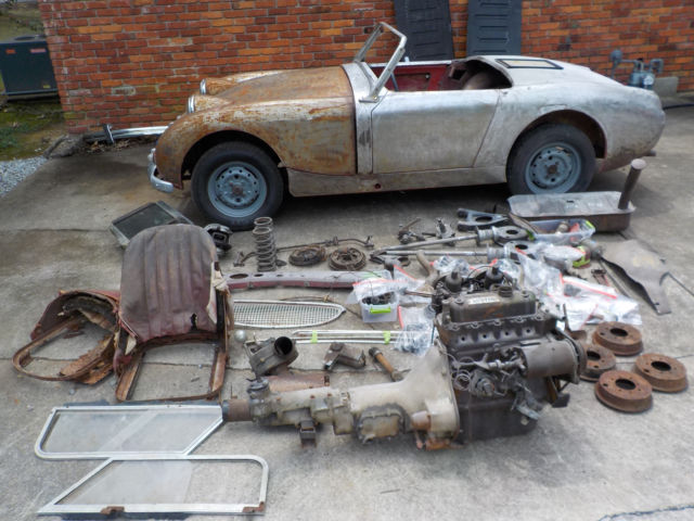 1961 austin healey bug eye number matching certified sprite