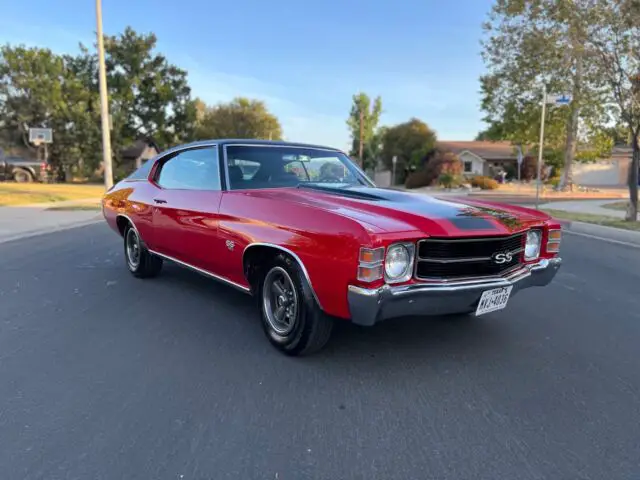 1971 chevrolet chevelle ss coupe red rwd manual ss