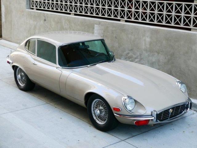 1972 jaguar e-type xk e 2+2 coupe v12 automatic a/c 55016 miles tan coupe v12 au