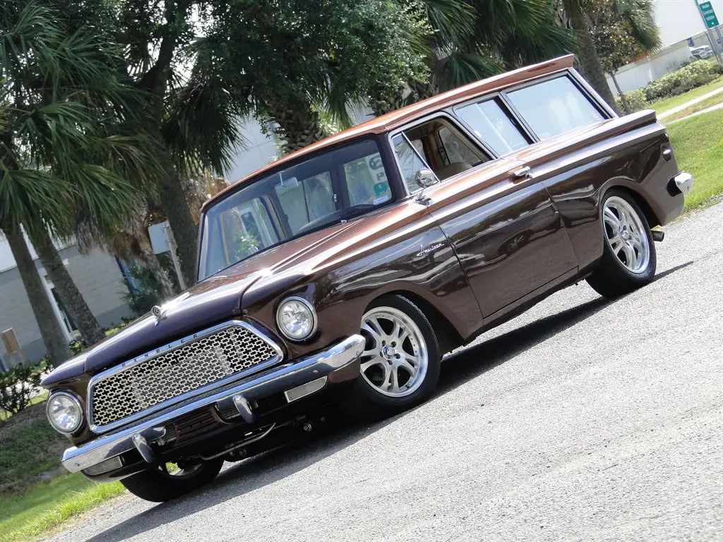 1962 amc rambler 2 door 42,299 miles brown wagon automatic