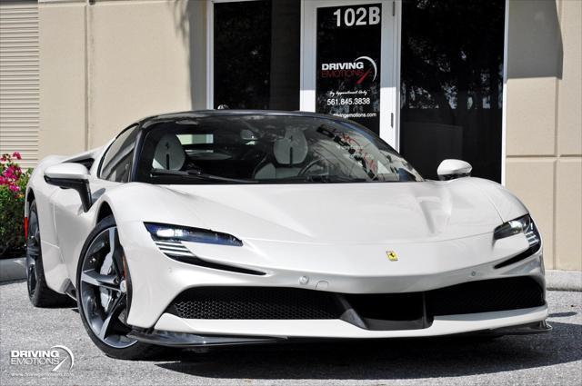 2022 ferrari sf90 stradale assetto fiorano!! carbon fiber! bianco fuji!!