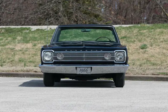 1966 plymouth satellite date code correct hemi 30k miles original black / black