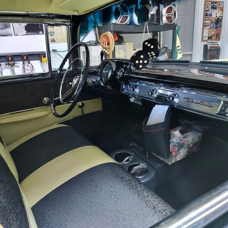 1957 chevrolet bel air rebuilt 283 v8 powerglide 3k miles on rebuild
