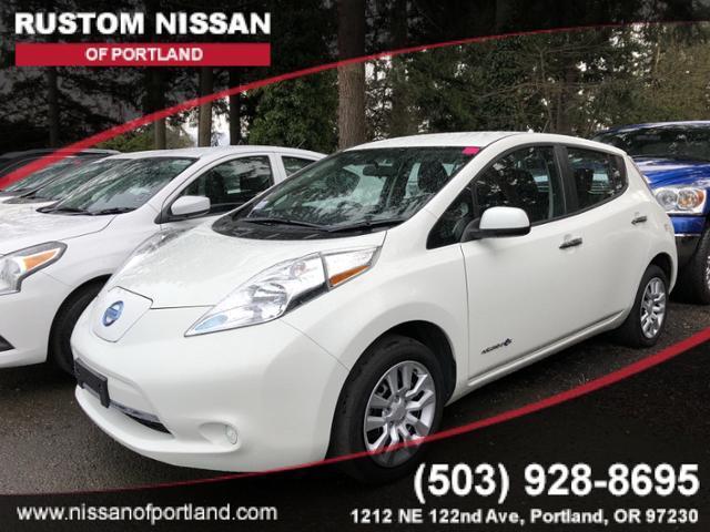 2017 nissan leaf s s 4dr hatchback for sale in portland, oregon