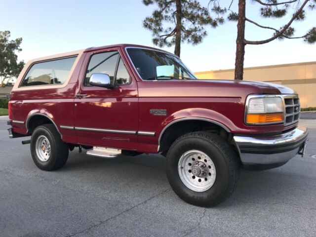 1992 ford bronco xlt ....3 owner truck... !!! no rust, cali truck !!! 5.8 !!