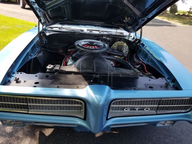 1969 gto triple blue with 428 engine