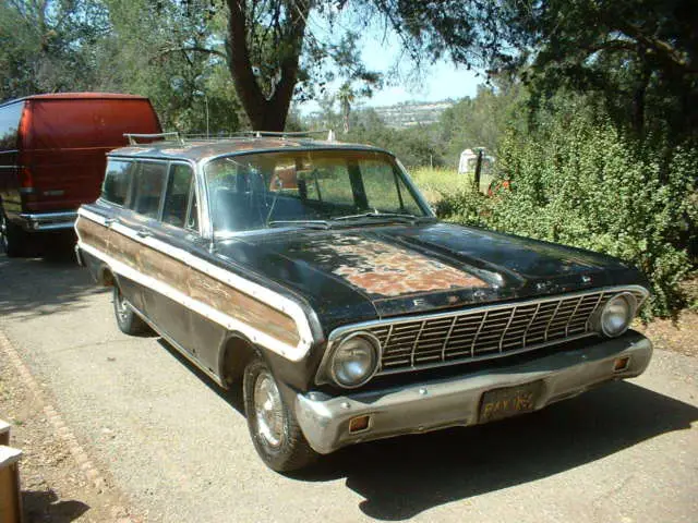 1964 ford falcon station wagon "woodie" rare