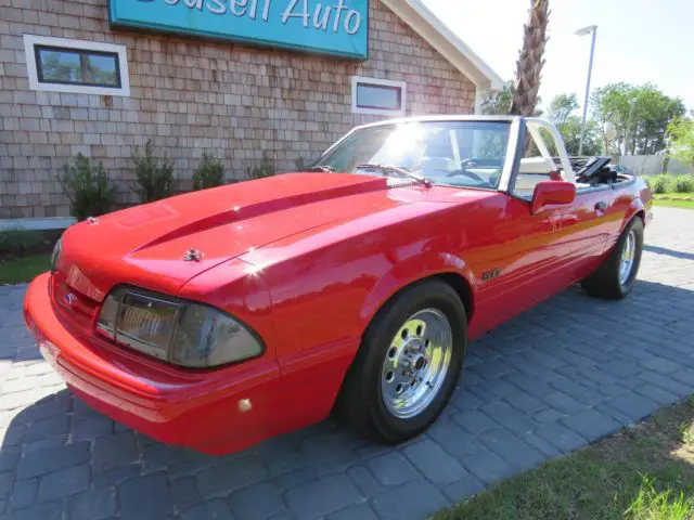 1990 ford mustang lx convertible, rotisserie restoration, procharged, must-see!!