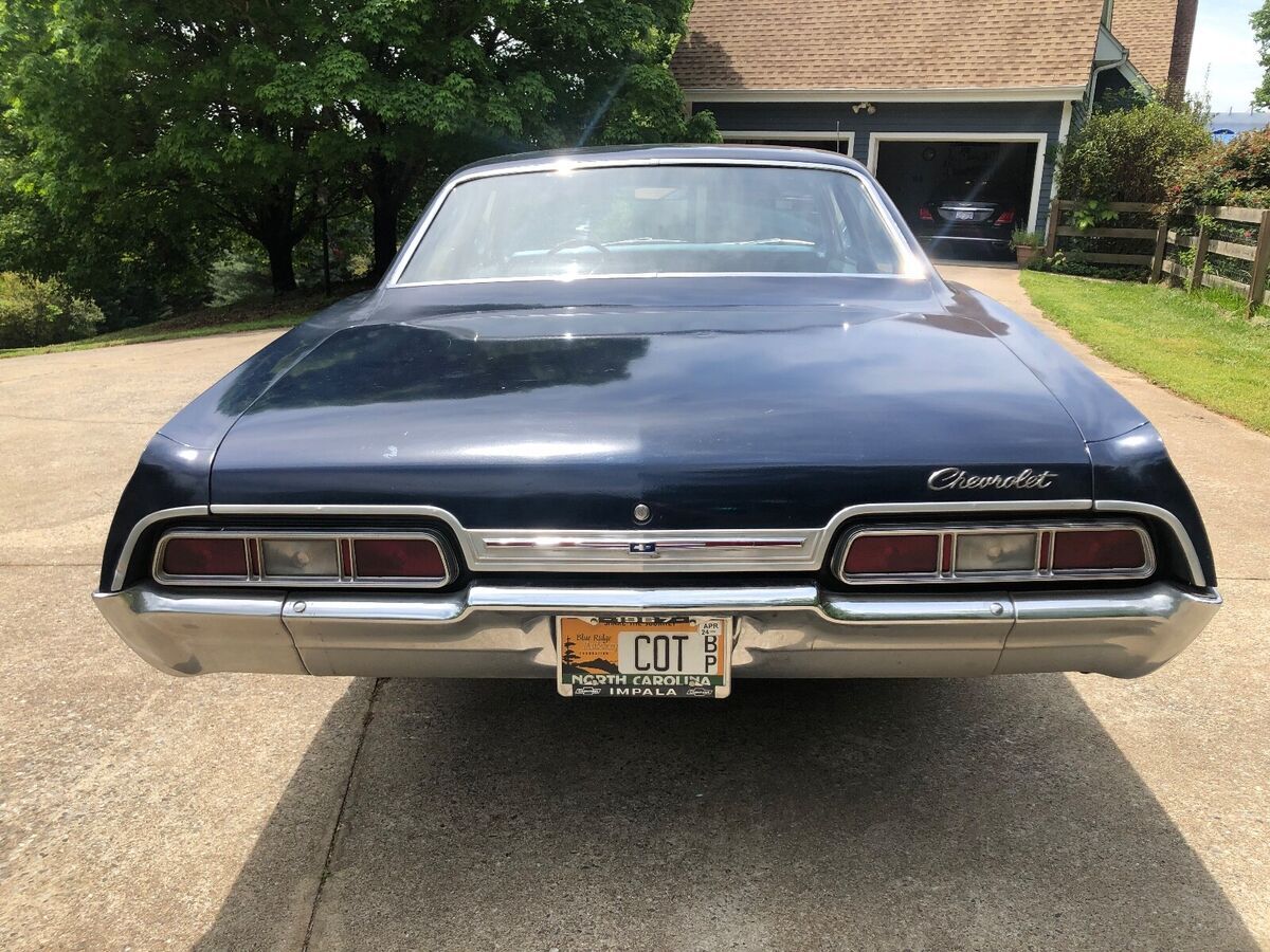 1967 chevrolet impala 4 door sedan, 283, powerglide transmission