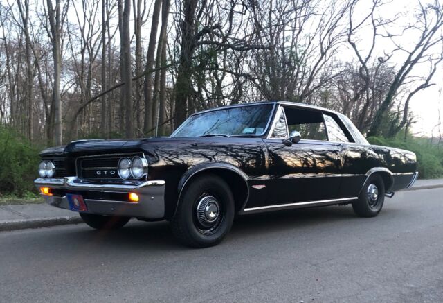 1964 pontiac gto coupe black rwd manual gto
