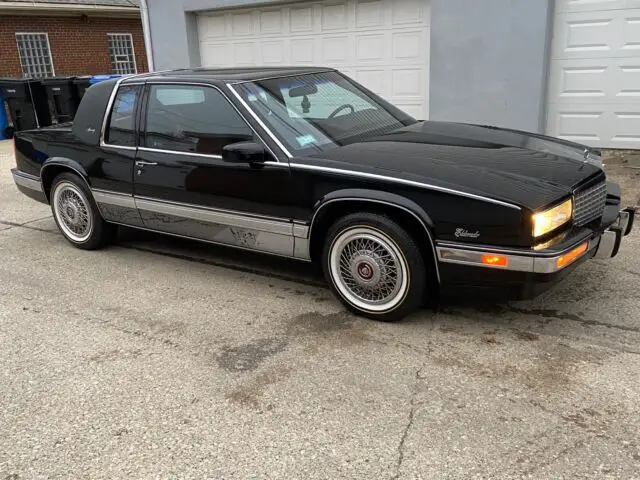 1989 cadillac eldorado coupe black fwd automatic