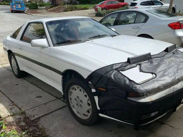 1988 white toyota supra hatchback manual transmission low mileage