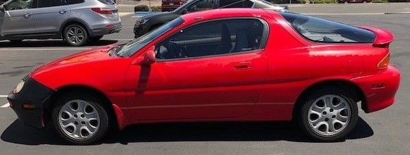 1992 mazda mx-3, red