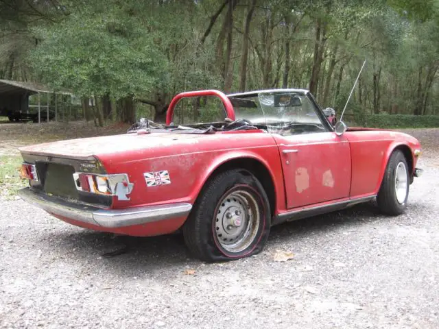 1973 triumph tr6 barn garage find no reserve