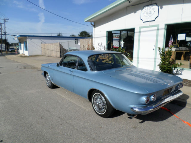 1964 corvair monza coupe 110 hp factory 4 speed original black plate calif car