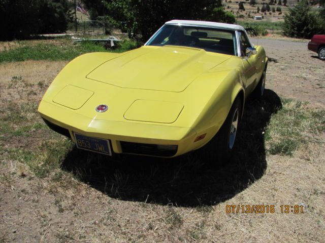 1974 corvette convertible l-82 4 speed t code hi perf nice unrestored car