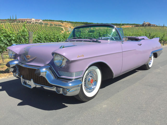 1957 cadillac eldorado biarritz convertible amethyst