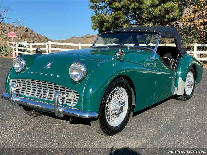 1959 triumph tr3 4 speed manual 2-door convertible
