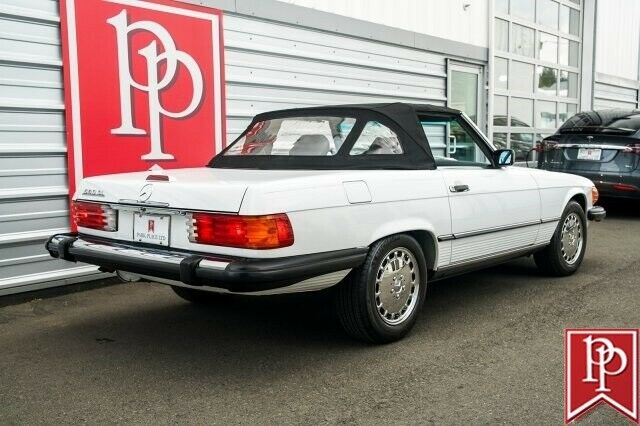 1988 mercedes-benz 560sl convertible 36161 miles arctic white