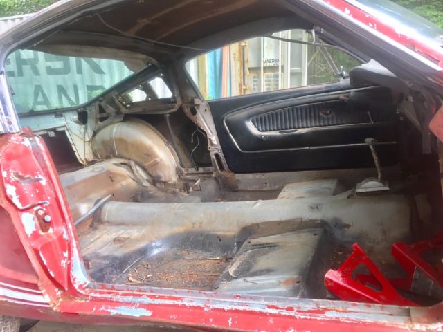 1965 mustang fastback a-code 289 silversmoke grey project car