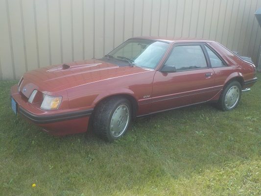 1984 mustang svo no reserve