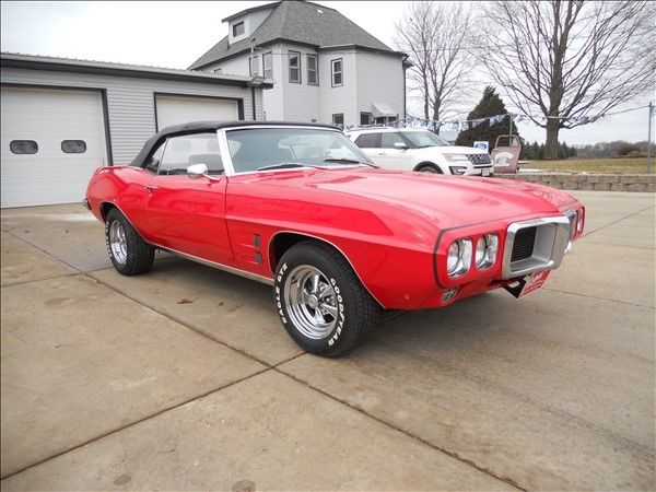 1969 pontiac firebird convertible classic collector car!