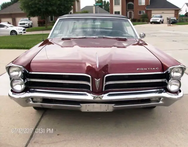 beautiful rare 1965 pontiac catalina convertible 389 v8 / 4 speed -8 lug - posi
