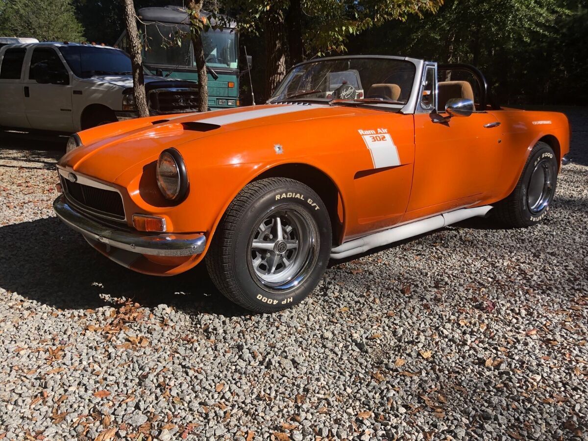 1968 ford/mg roadster - 302 ram air - "mean tangerine" !.... hot wheels !