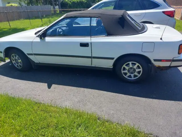1989 toyota celica convertible white fwd automatic gt