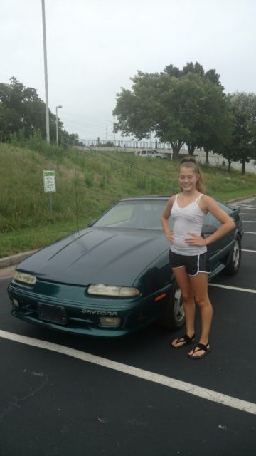 rare 1 of 99 made no reserve 1993 dodge daytona r/t iroc 5 speed emerald green