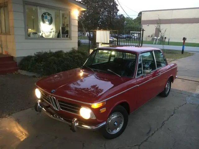 bmw 2002 granada red one owner nicely updated
