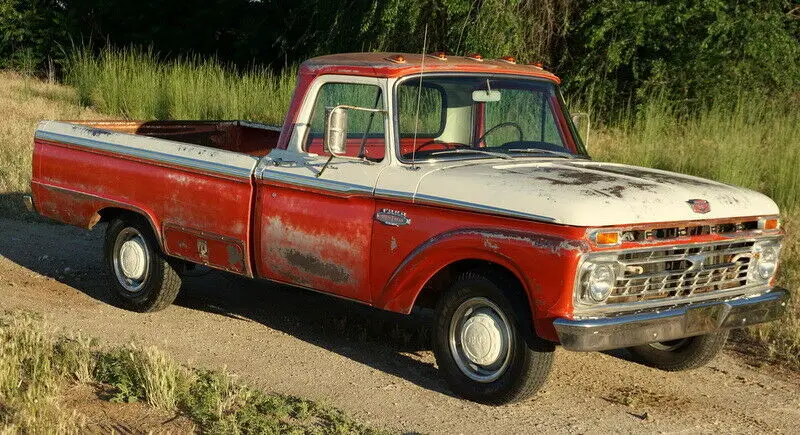 rare 1966 ford f250 custom cab, original survivor, 1 owner, 3/4 ton