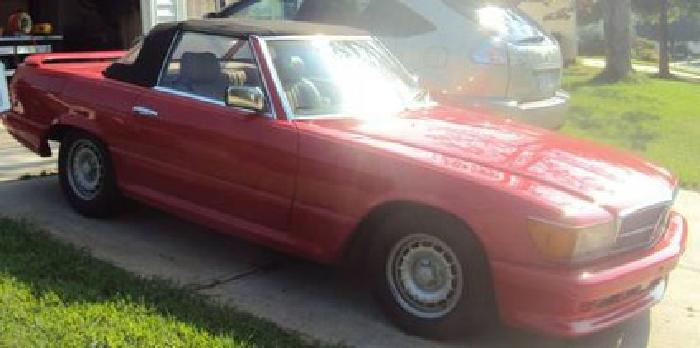 1983 mercedes benz 500sl euro in monroe, nc