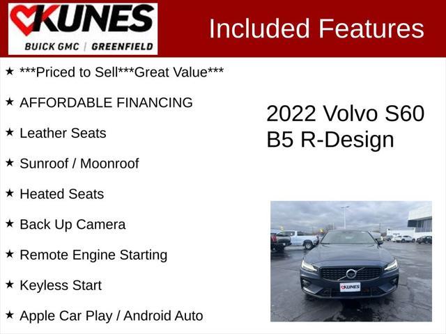 2022 volvo s60 t6 r-design