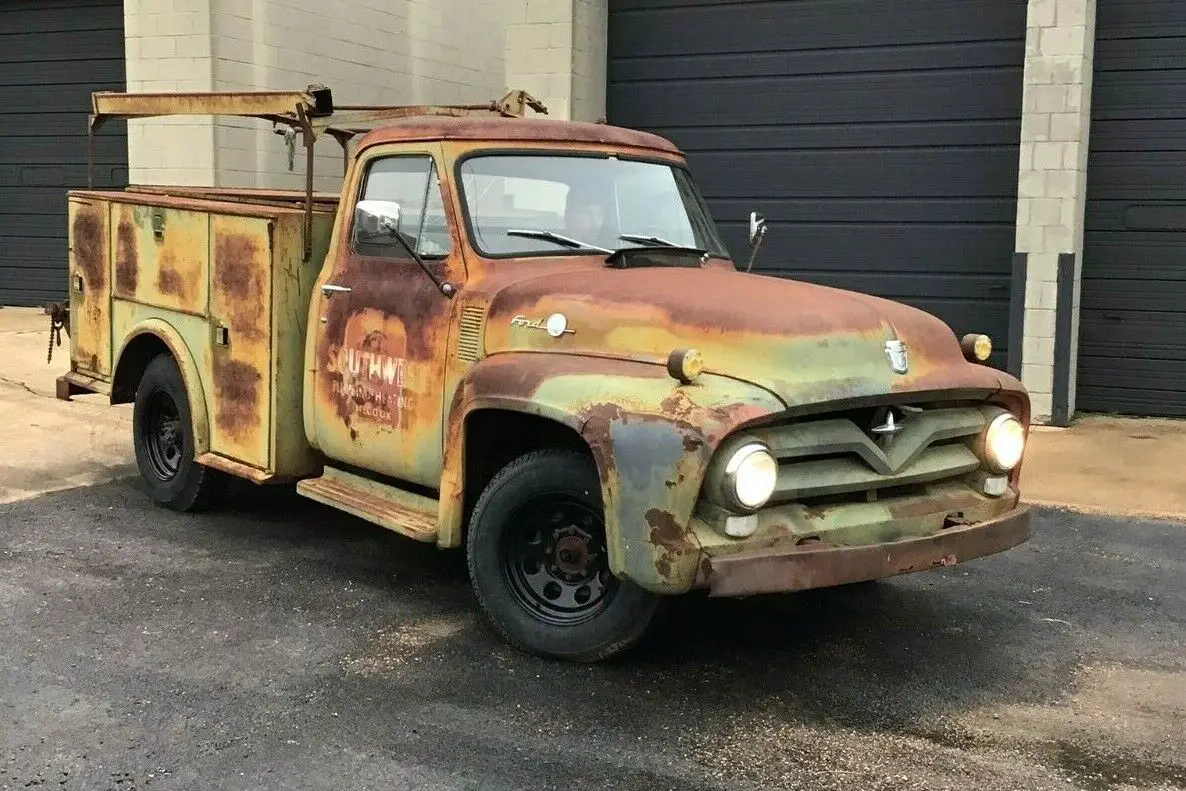 1955 f250 f-250 patina pickup