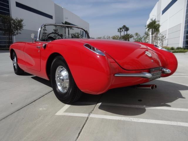 1957 chevrolet corvette 33265 miles red 283 v8 3 speed manual