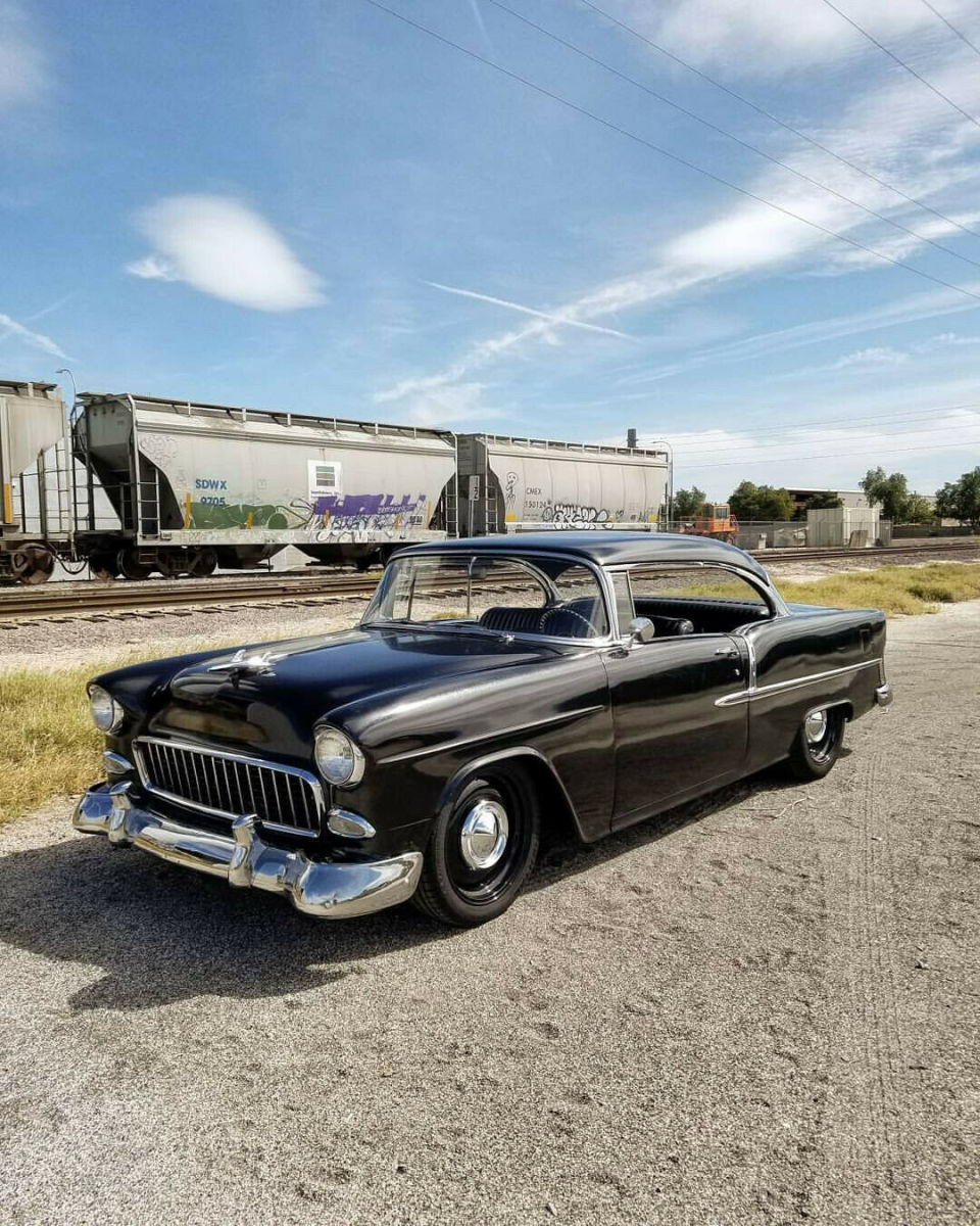 1955 bel air 2 dr hard top - ls3/t56 mag/ridetech