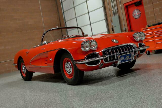 1960 chevrolet corvette 283/290hp fuelie all #'s matching rotisserie restoration