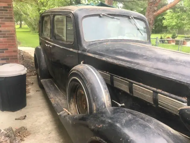 rare 1937 packard super 8 1501 formal sedan with a divider window and jump seat