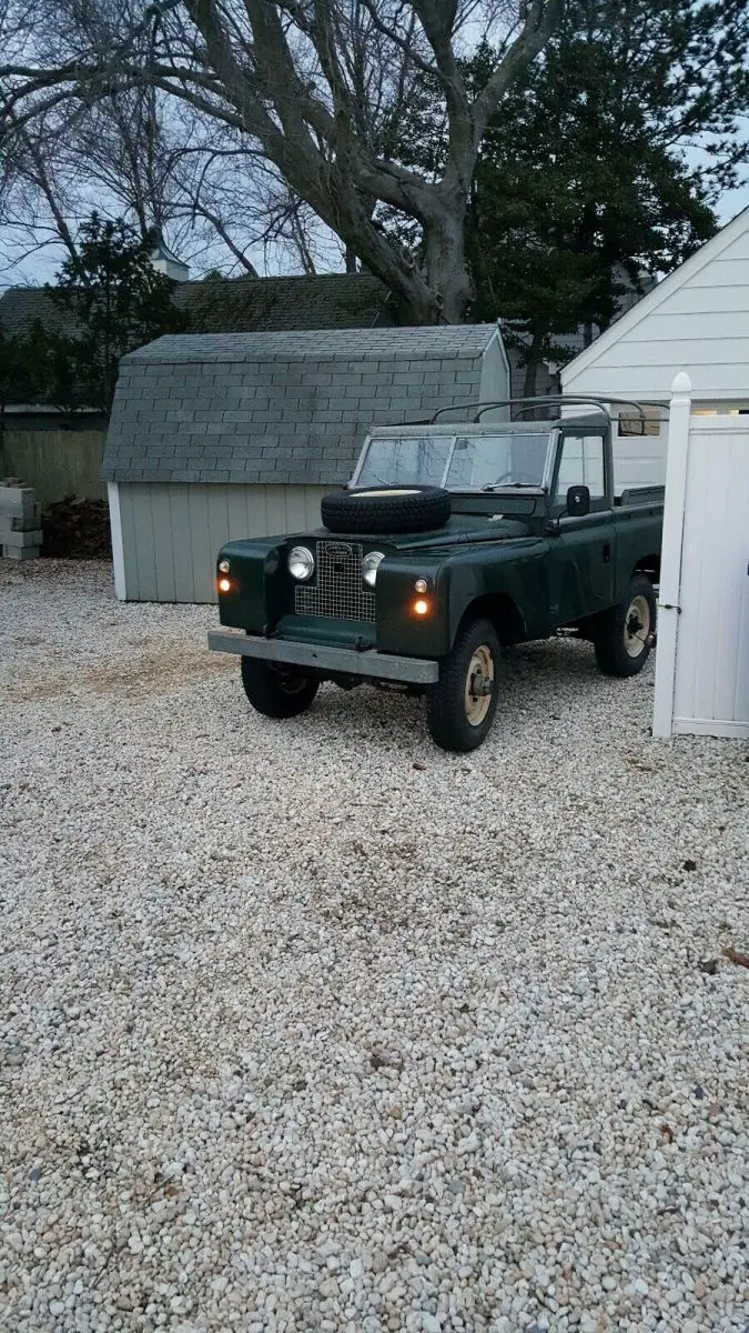 1967 land rover serie ii a 88 wagon green 4wd manual 4dr
