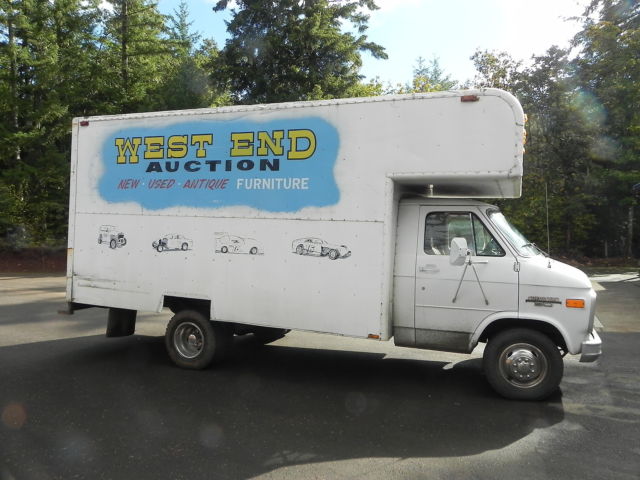 1990 chevrolet g-3500 box van: new brakes: 121000 mi: gas automatic: clean title
