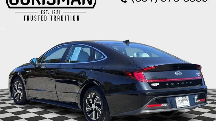 2021 hyundai sonata hybrid blue