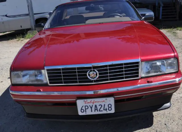 1993 cadillac allante convertible + hardtop 18,200 original miles, chrome wheels